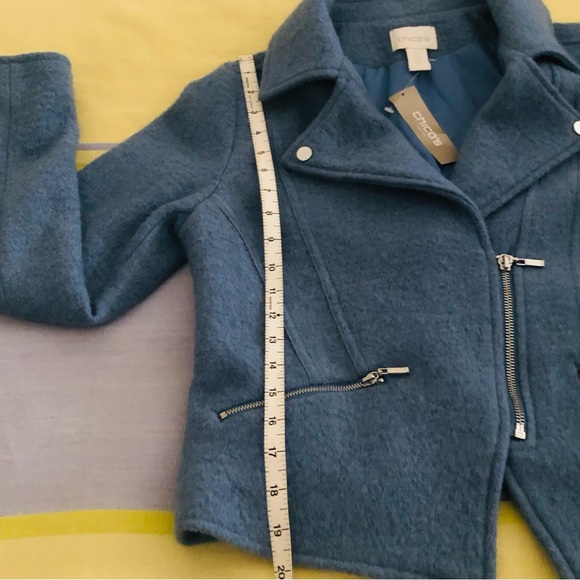 Moto Jacket Chico’s Wool - Picture 12 of 13